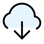 Cloud Download SVG Icon
